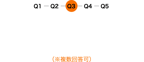 Q3 ダイエットに失敗した経験はありますか？よろしければ理由を教えてください(※複数回答可)